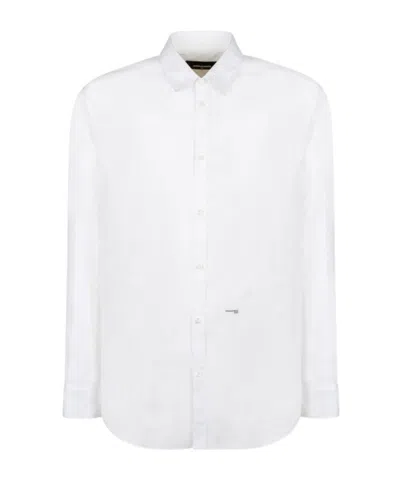 Dsquared2 Long-sleeved Shirt In White