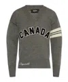Dsquared2 Long-sleeved Sweater In Black