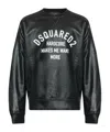 Dsquared2 Long-sleeved Sweater In Black