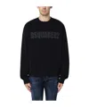 Dsquared2 Logo-printed Pullover Sweatshirt In Black