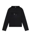 Dsquared2 Brushed-finish Hoodie In Black