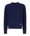 Dsquared2 Crewneck Knit Sweater In Black