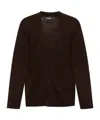 Dsquared2 Alpaca Wool Cardigan In Black
