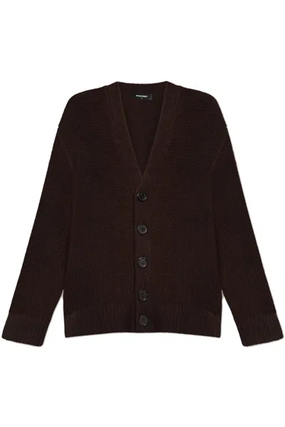 DSQUARED2 DSQUARED2 LONG-SLEEVED BUTTON-UP CARDIGAN