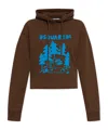 Dsquared2 Long-sleeved Sweater In Brown