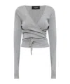 Dsquared2 Long-sleeved Sweater In Gray