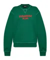 Dsquared2 Printed Sweatshirt In Green