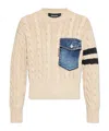 Dsquared2 Long-sleeved Sweater In Nude