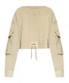 Dsquared2 Long-sleeved Sweater In Nude