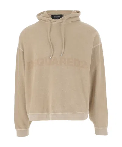 Dsquared2 Long-sleeved Sweater In Nude