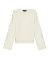 Dsquared2 Ribbed Crew-neck Jumper In White