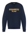 Dsquared2 Long-sleeved Sweatshirt In Blue