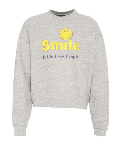 Dsquared2 Long-sleeved Sweatshirt In Gray