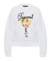 Dsquared2 Long-sleeved Sweatshirt In White