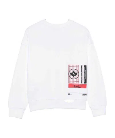Dsquared2 Long-sleeved Sweatshirt In White