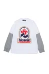 Dsquared2 Long-sleeved T-shirt Invicta X  In White