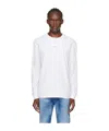 Dsquared2 White Regular Fit Long Sleeve T-shirt In White