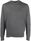 Dsquared2 Long-sleeved Virgin Wool Jumper In Grey