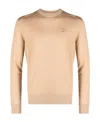 Dsquared2 Long-sleeved Virgin Wool Sweatshirt In Nude
