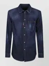 Dsquared2 Long Sleeves Button-up Shirt With Chest Pocket
