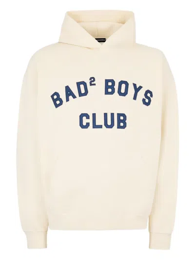 Dsquared2 Bad Boys Club Cropped Hoodie In Neutral