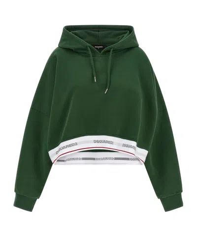 Dsquared2 Hoodie In Green