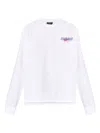 Dsquared2 Longsleeve Logo T-shirt In White