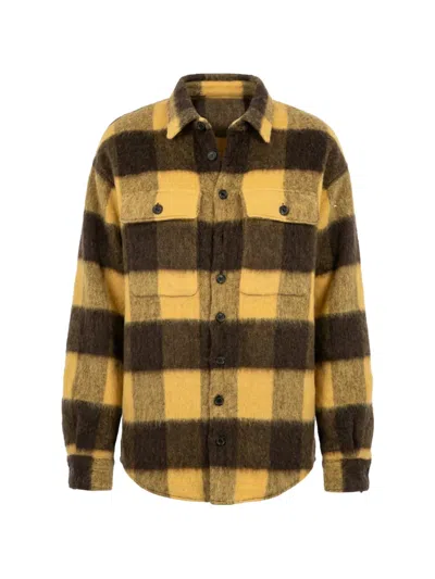 Dsquared2 Long-sleeve Overshirt Jacket In Multi