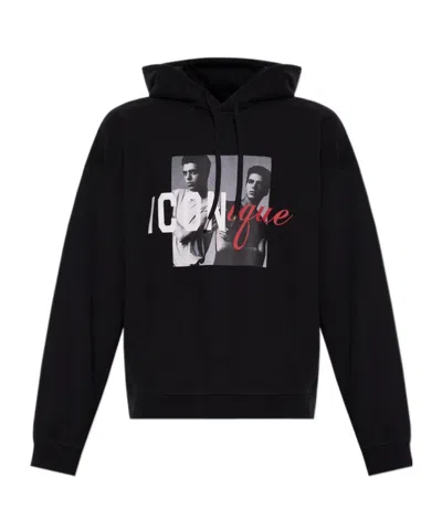 Dsquared2 Long-sleeve Sweatshirt In Black