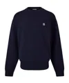 Dsquared2 Dsquared Metal D2 Upside Down Knit Pullover In Blue
