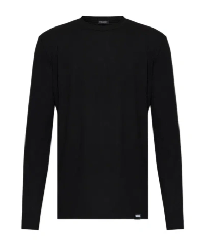 Dsquared2 Long-sleeve T-shirt In Black