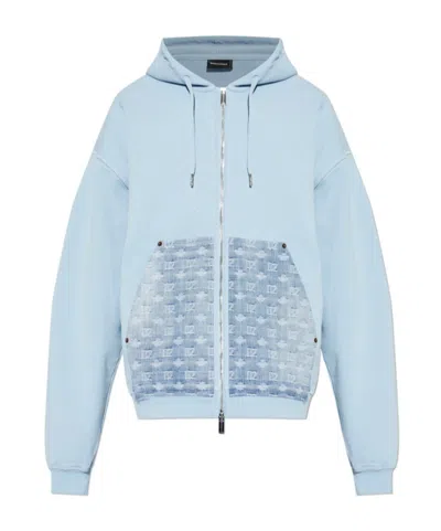 Dsquared2 Long-sleeved Sweatshirt In Blue