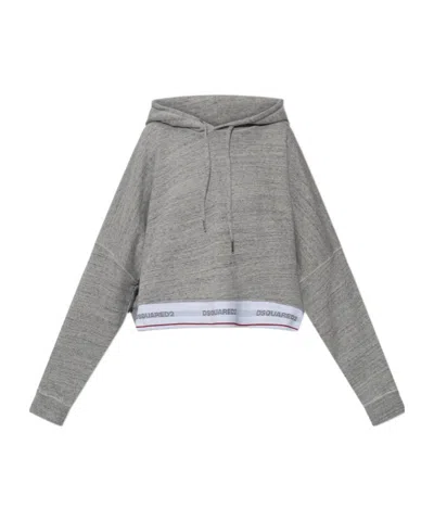 Dsquared2 Long-sleeved Sweatshirt In Gray