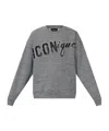 Dsquared2 Long-sleeved Sweatshirt In Gray