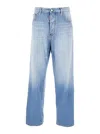 Dsquared2 Light Blue Denim Trousers With Classic Five-pocket Design
