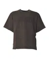 Dsquared2 Loose Ada Fit Raw Edge T-shirt In Black