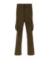 Dsquared2 Dsquared Olive Green Stretch Cotton Loose Cargo Pant