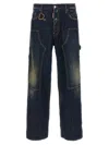 Dsquared2 Relaxed Fit Workwear Trousers In Black
