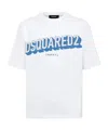 Dsquared2 Graphic Logo Oversized T-shirt In White