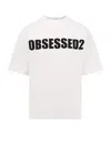 Dsquared2 Loose Fit Crew-neck T-shirt With Print In White