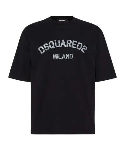 DSQUARED2 LOOSE FIT FADED MILANO T-SHIRT