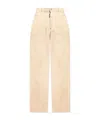 Dsquared2 Casual Pants With Belt Loops In Pink