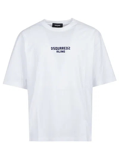 Dsquared2 Loose Fit T-shirt In White