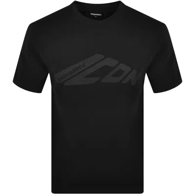 Dsquared2 Loose Fit T Shirt Black
