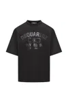 Dsquared2 Loose Fit T-shirt In Black