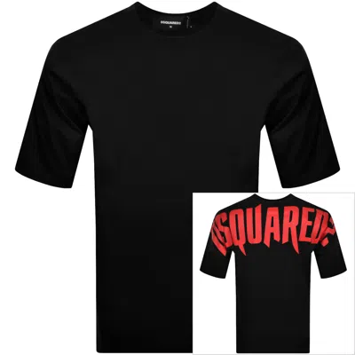 Dsquared2 Loose Fit T Shirt Black