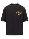 Dsquared2 Loose Fit T-shirt In Black