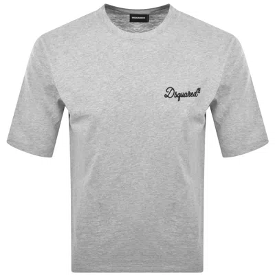 Dsquared2 Loose Fit T Shirt Grey In Multi