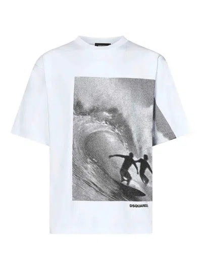 DSQUARED2 CAMISETA - BLANCO
