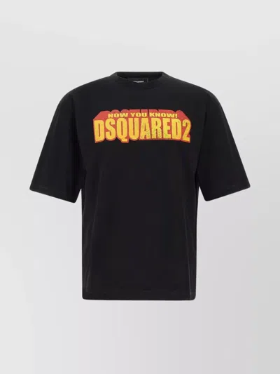 DSQUARED2 LOOSE FIT T-SHIRT LOGO PRINT